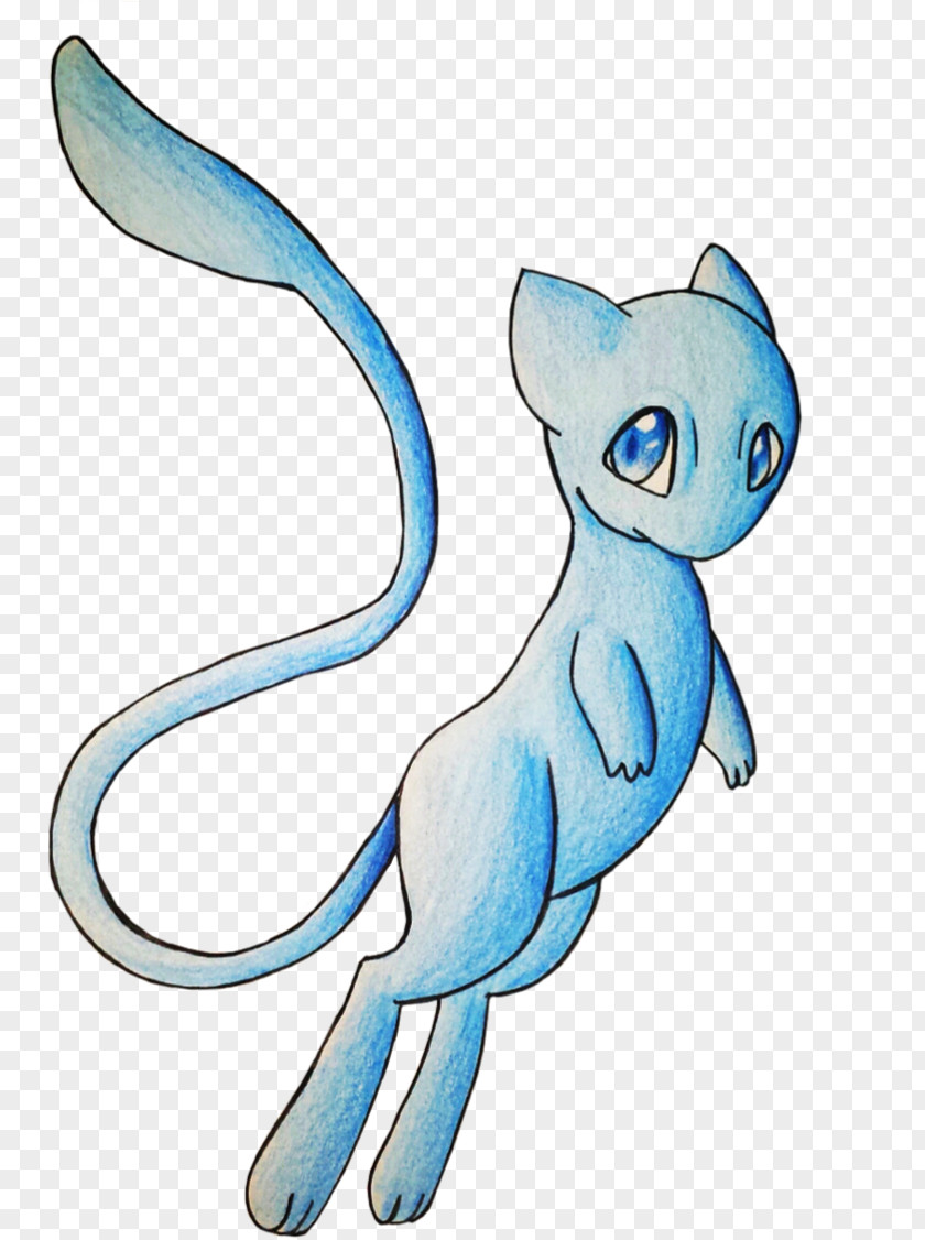 Shiny Mew Pokémon Whiskers Drawing Image PNG