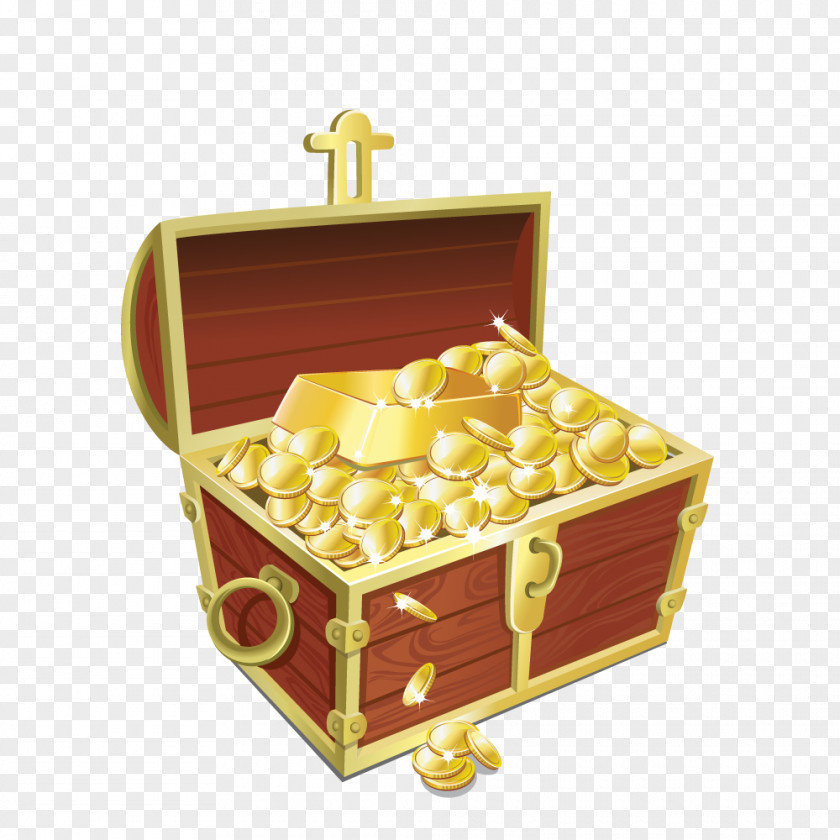 Caisse Gratuite Vector Graphics Gold Buried Treasure Image PNG