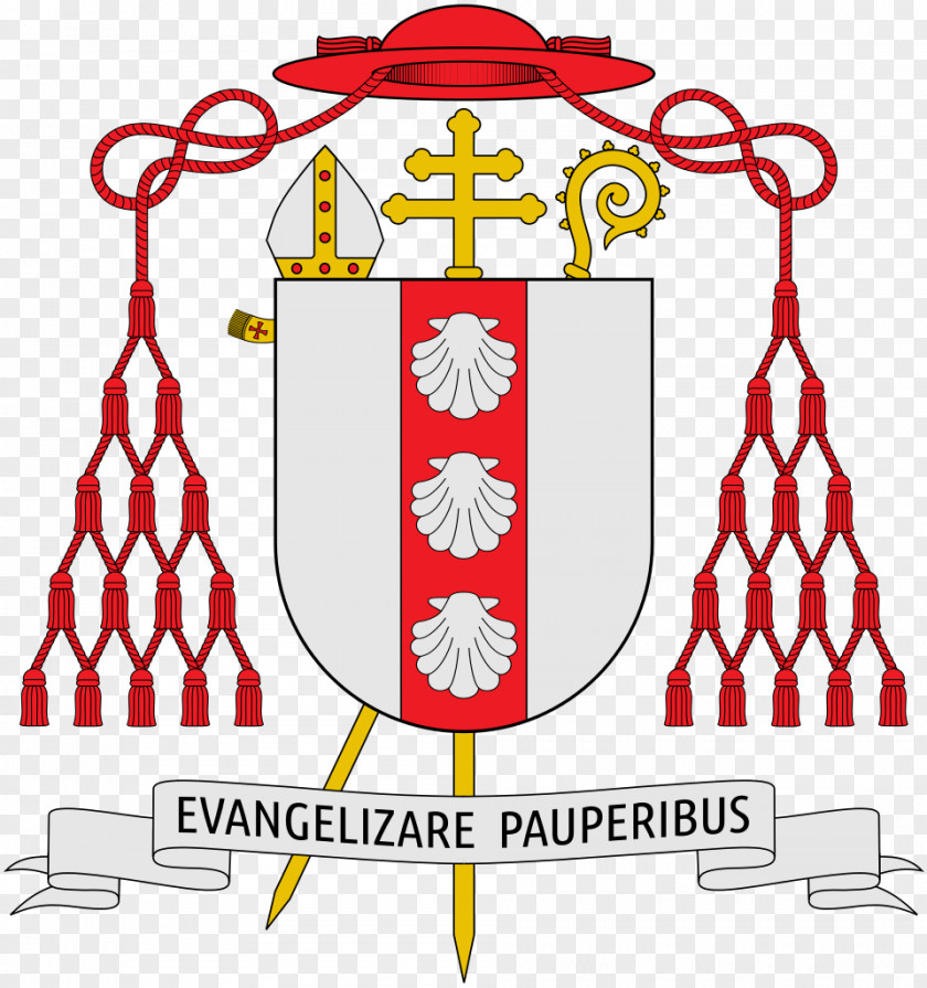 Cardinal Coat Of Arms Crest Ecclesiastical Heraldry Catholicism PNG