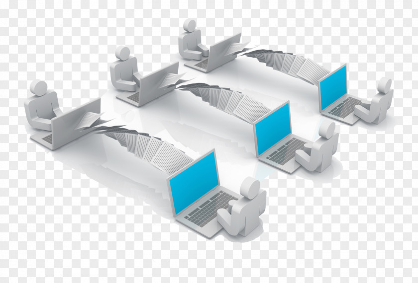 Data Transfer Concept Model Laptop Computer Network Conceptual Cloud Computing PNG