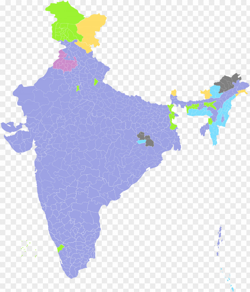 India 2011 Census Of States And Territories Indian Religions PNG