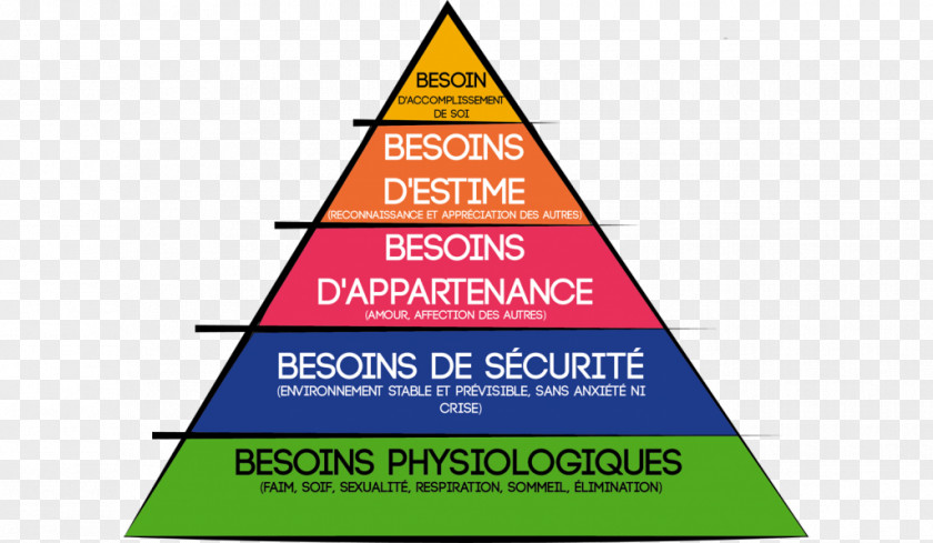 Pyramid Maslow's Hierarchy Of Needs Bedürfnis Theory Love PNG