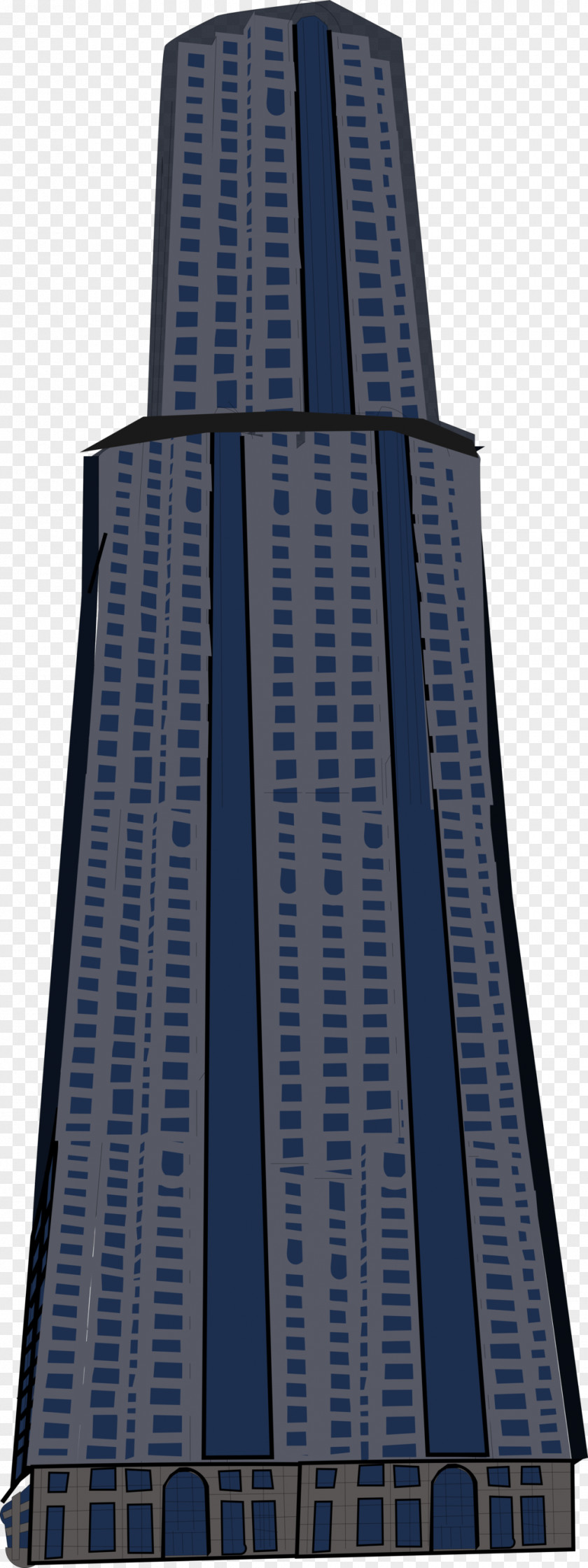 Skyscraper Facade Tower Commercial Building PNG