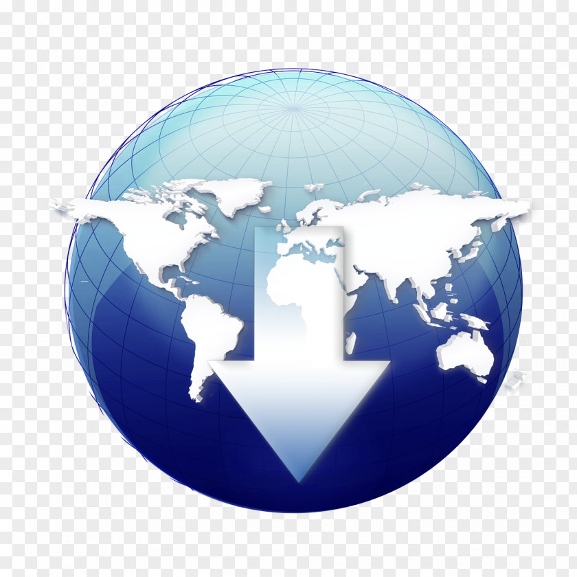 World Map Globe Border PNG