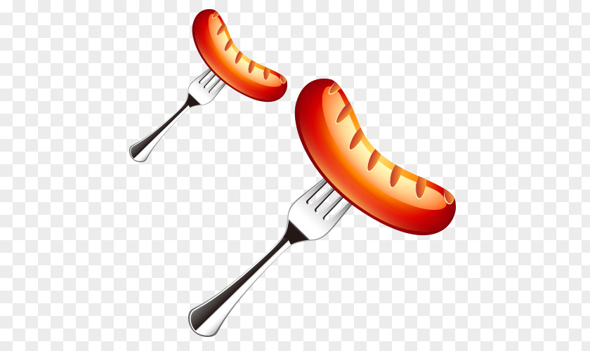 Cartoon Hot Dog Sausage Bratwurst Barbecue PNG