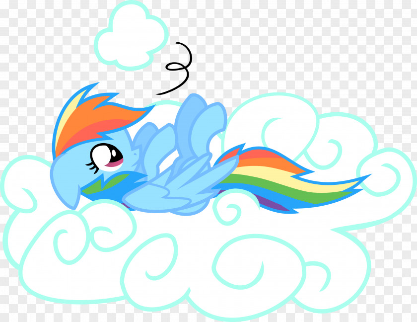 Cloud Rainbow Dash Equestria Clip Art PNG