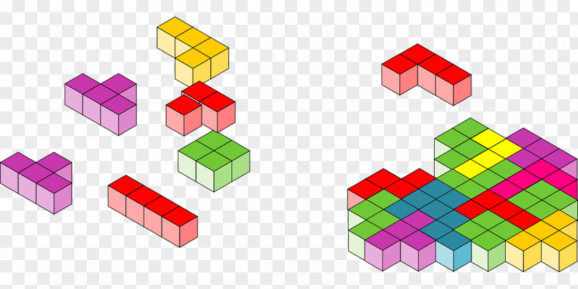Color Building Blocks Tetris Pro Jigsaw Puzzles Tetromino Pac-Man PNG