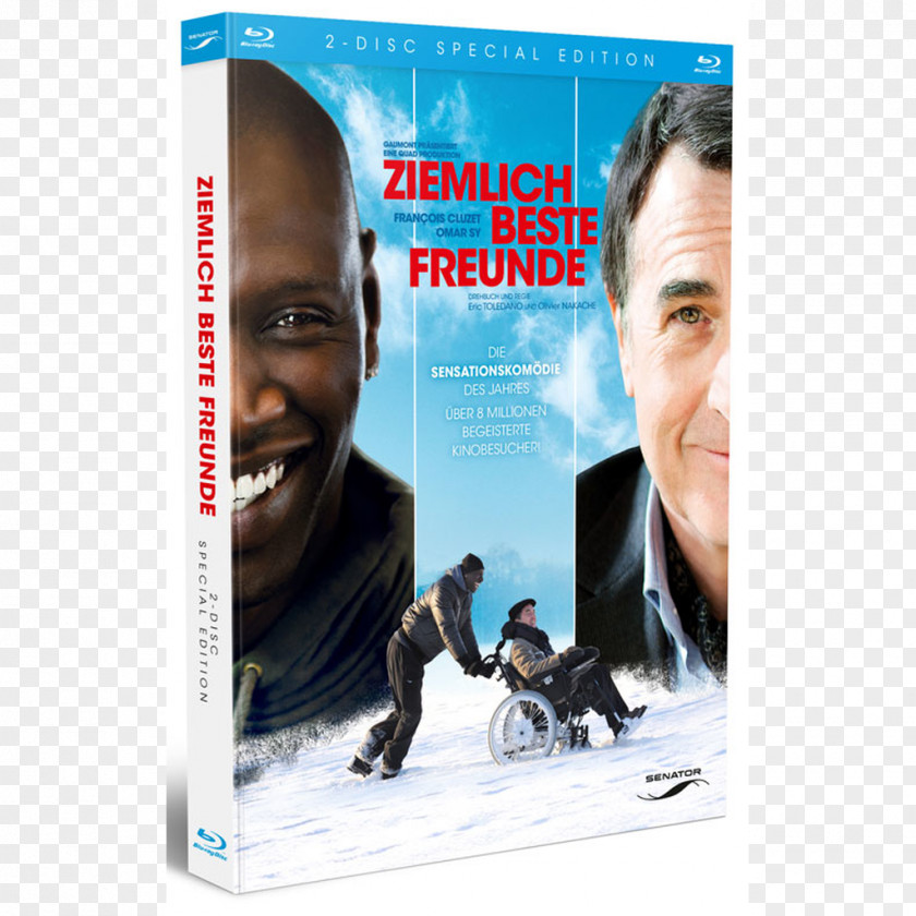Dvd Blu-ray Disc DVD Comedy Ziemlich Beste Freunde: Geschenkausgabe Actor PNG