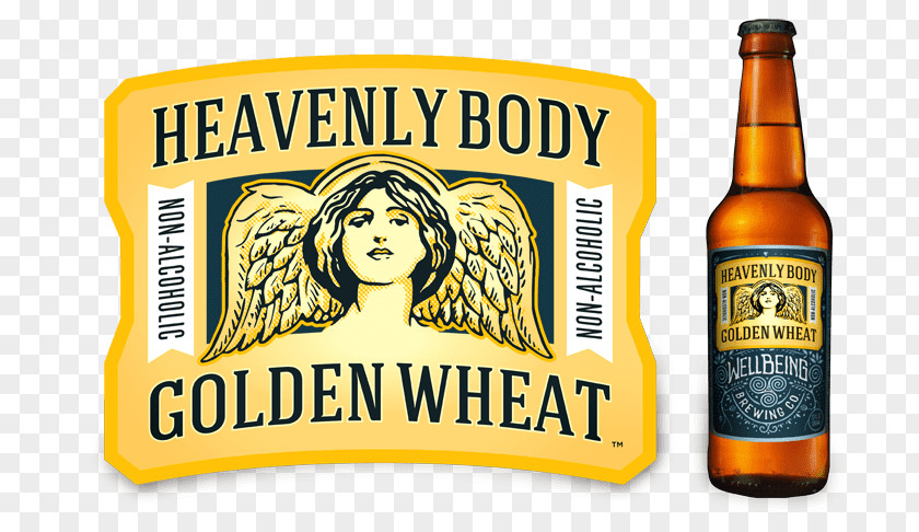Golden Wheat Field Beer Bottle India Pale Ale Non-alcoholic Drink Brewing Grains & Malts PNG