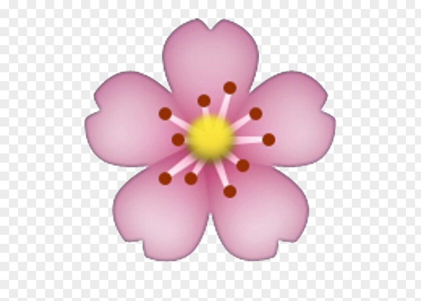 HEART FLOWER Emoji Sticker IPhone Flower PNG