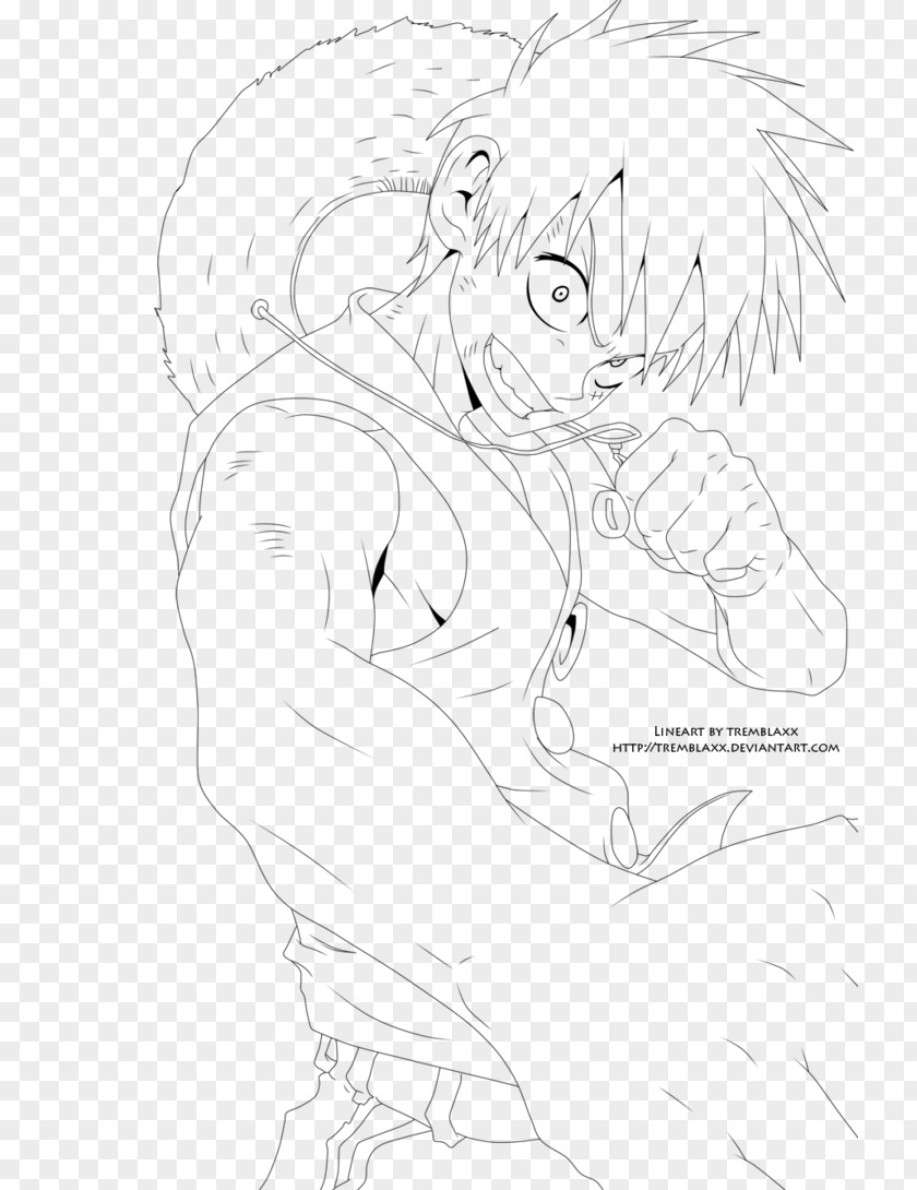 Mugiwara Drawing Line Art Cartoon Sketch PNG