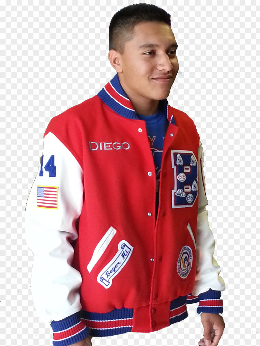 Varsity Jacket Illustration Textile Uniform Sleeve Outerwear PNG