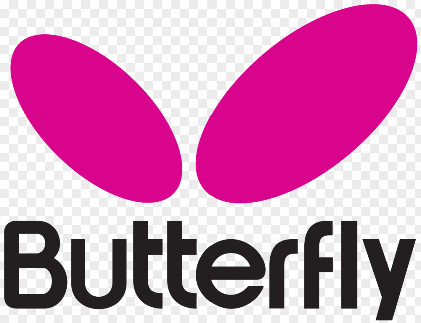 Butterfly Logo Ping Pong Brand Pingpongbal PNG