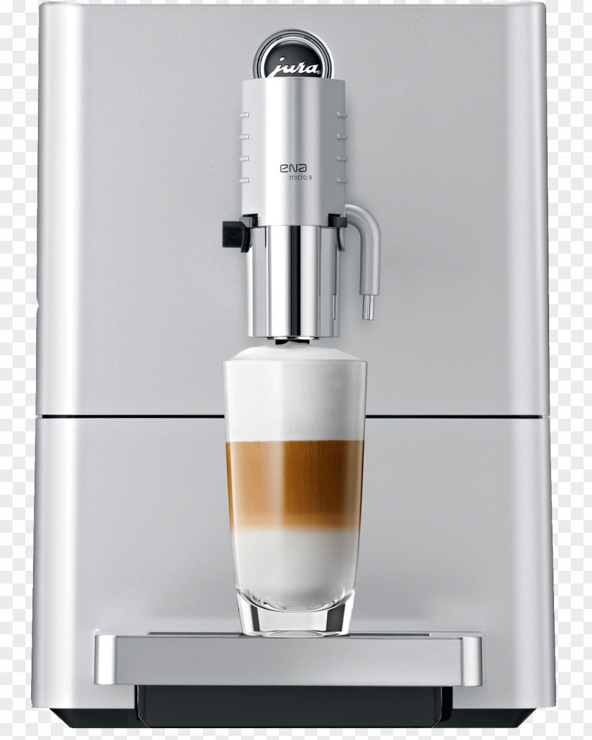 Coffee Espresso Jura ENA Micro 9 Cappuccino Cafe PNG