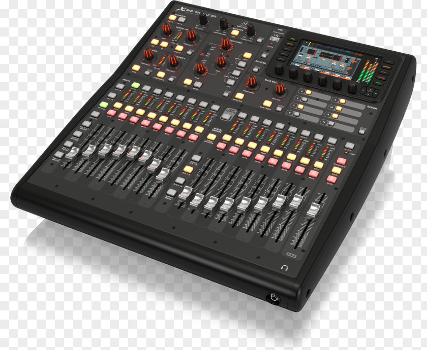 Dj Producer Microphone Audio Mixers Digital Mixing Console Behringer Recording Studio PNG