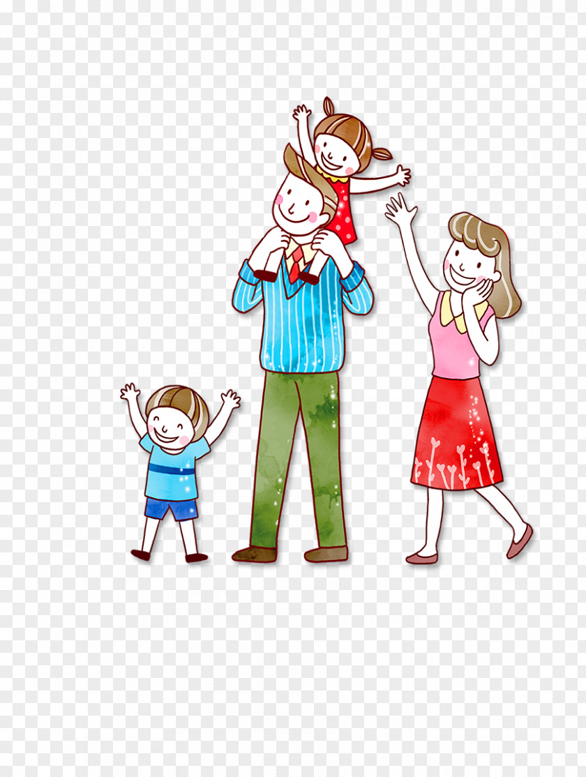 Family Cartoon PNG