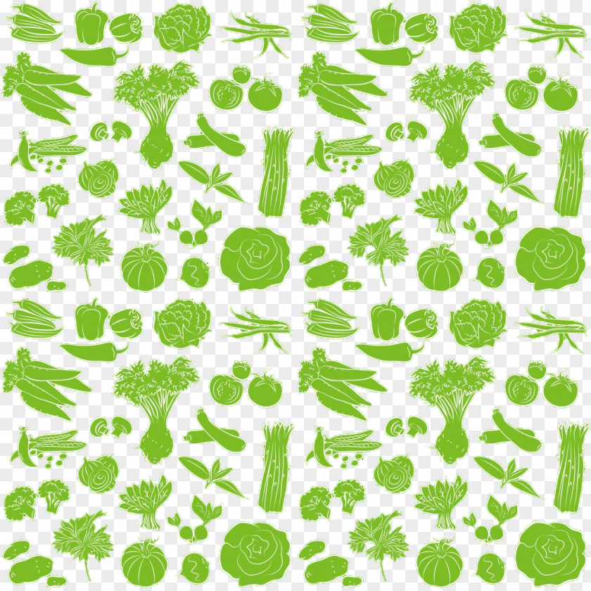 Shades Of Green Vegetables Vegetable Drawing Royalty-free PNG