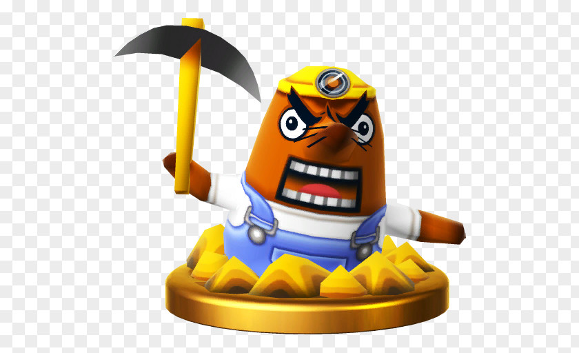 Trophy Super Smash Bros. Brawl For Nintendo 3DS And Wii U Mr. Resetti Animal Crossing: Wild World PNG