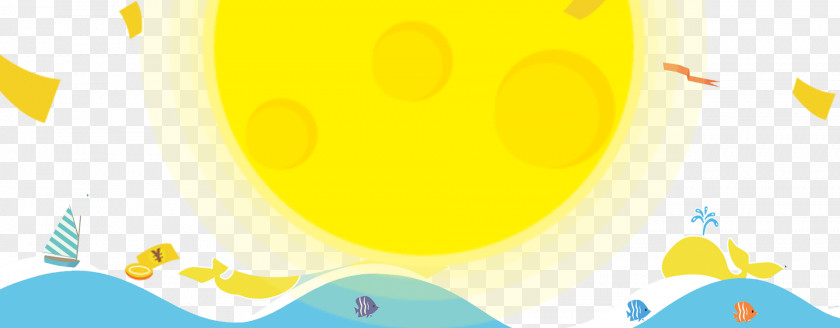 Beach Material Under The Warm Sun Light PNG