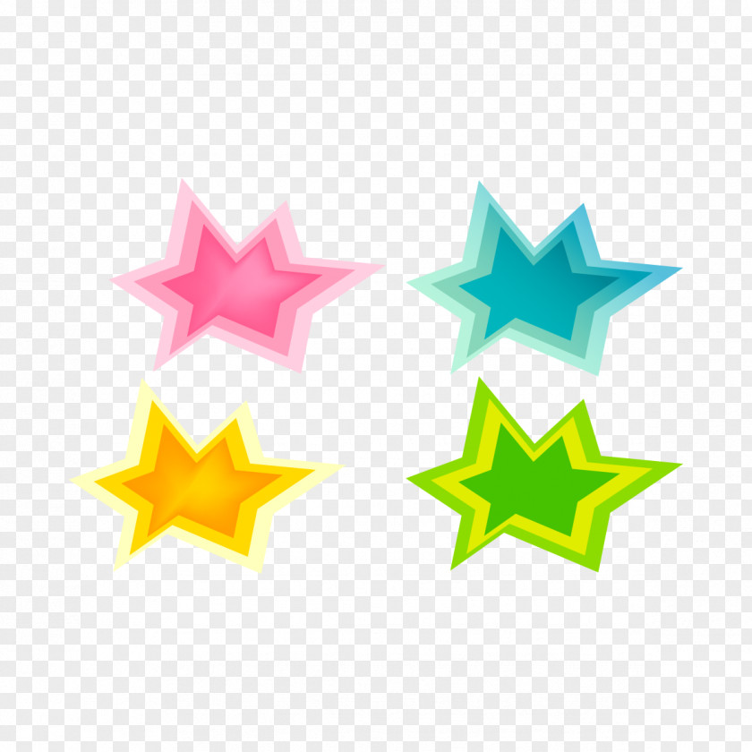 Colorful Star Image PNG