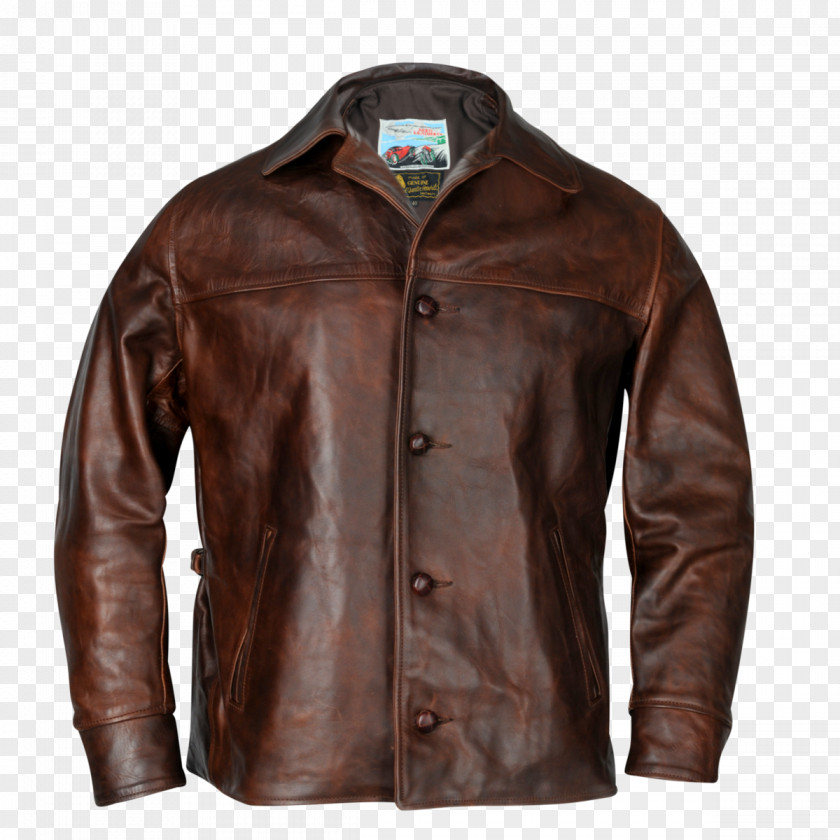 Leather Jacket Flight Sheepskin PNG