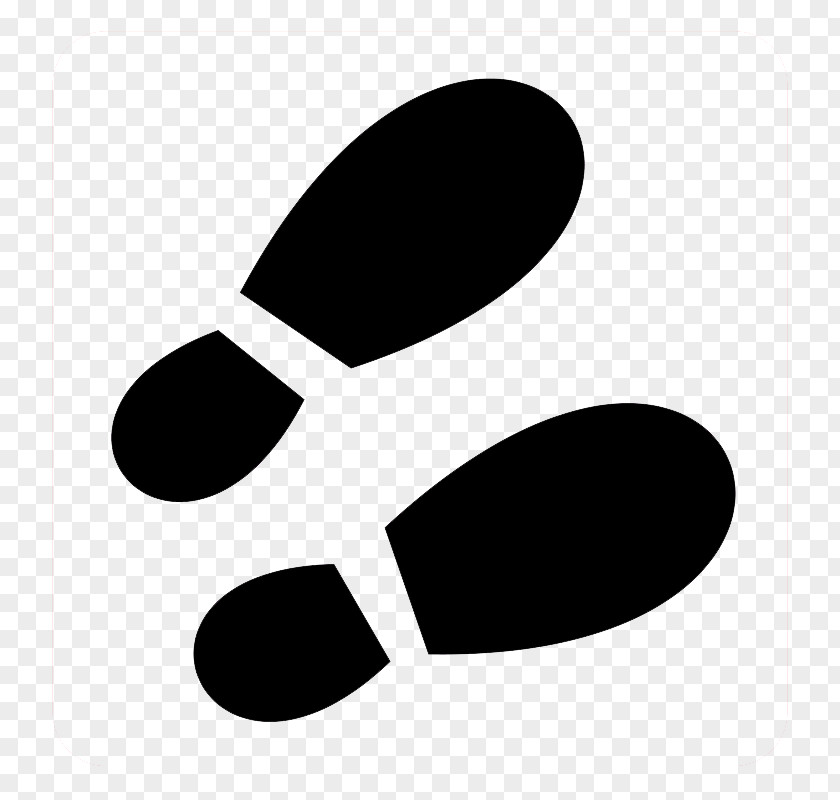 Black Leather Shoes Footprints Footprint Free Content Royalty-free Clip Art PNG