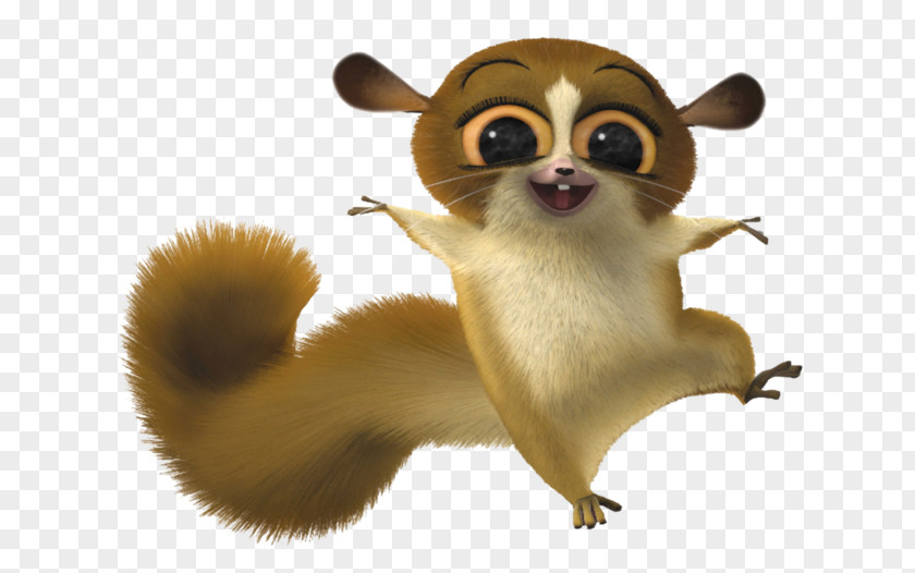 Cute Squirrel Julien Mort Madagascar Lemur DreamWorks PNG