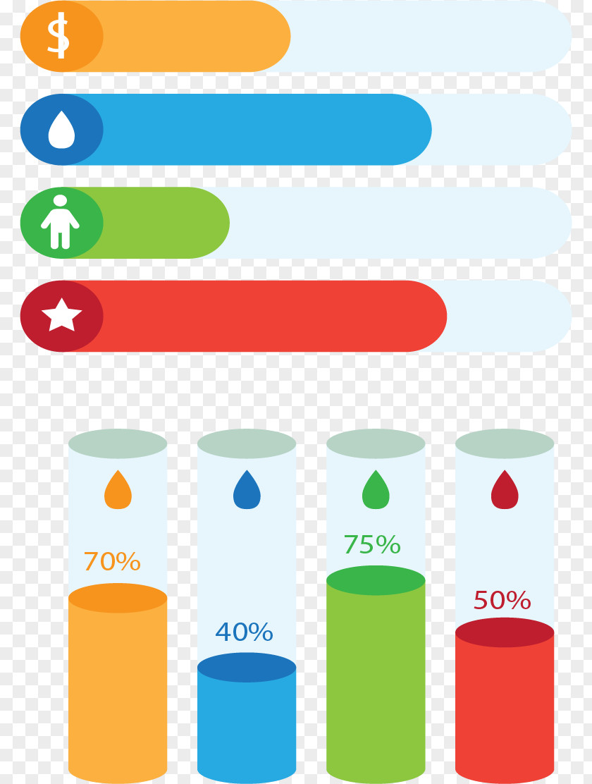 FIG Droplets Accounting Data Clip Art PNG