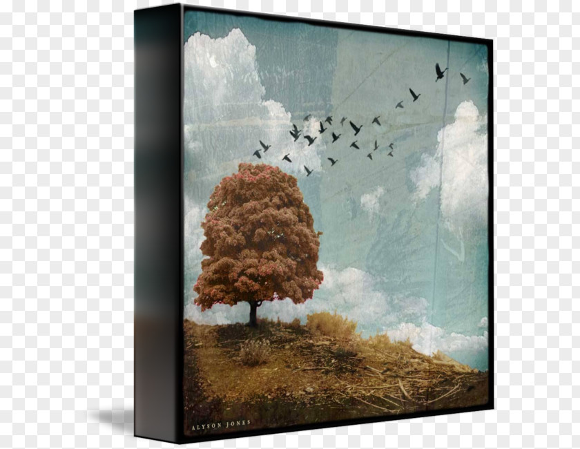Painting Landscape Tree PNG