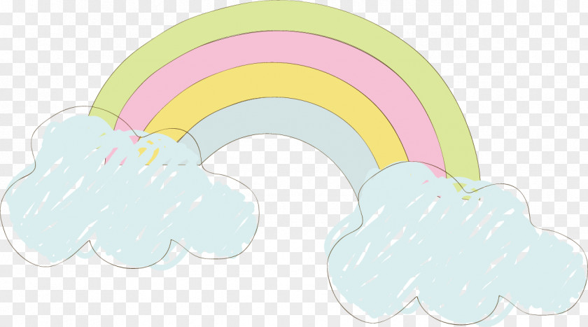 Rainbow Pink Circle PNG