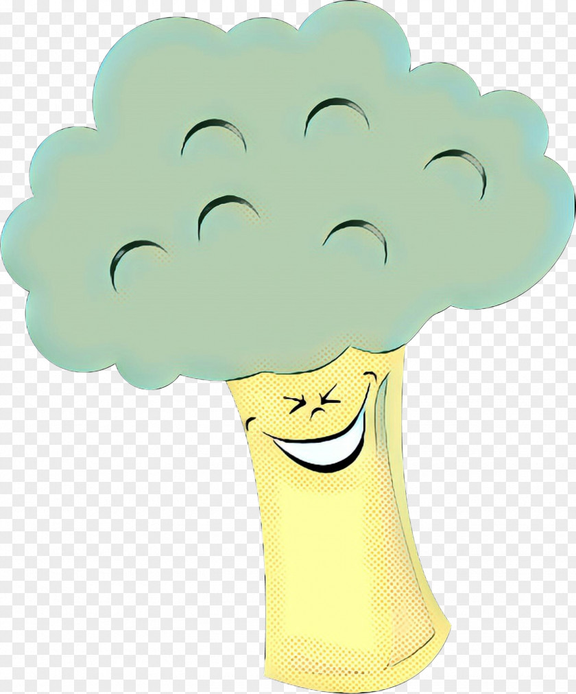 Smile Cruciferous Vegetables Yellow Head Cartoon Material Property PNG