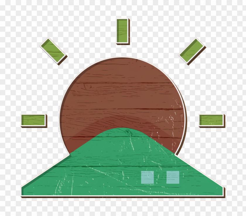 Weather And Seasons Icon Sun Mountain PNG