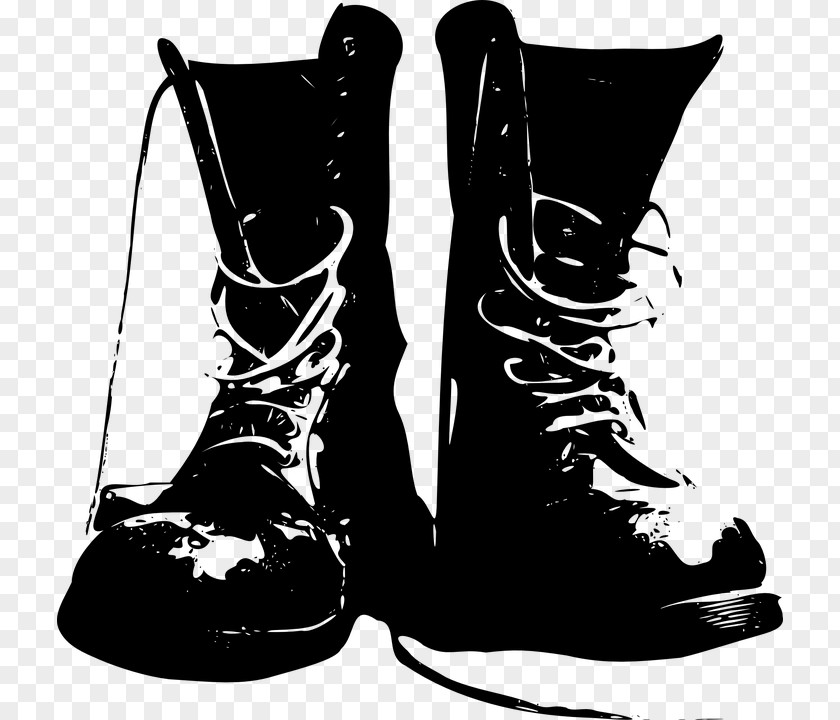 Boot Combat Shoe Clip Art PNG