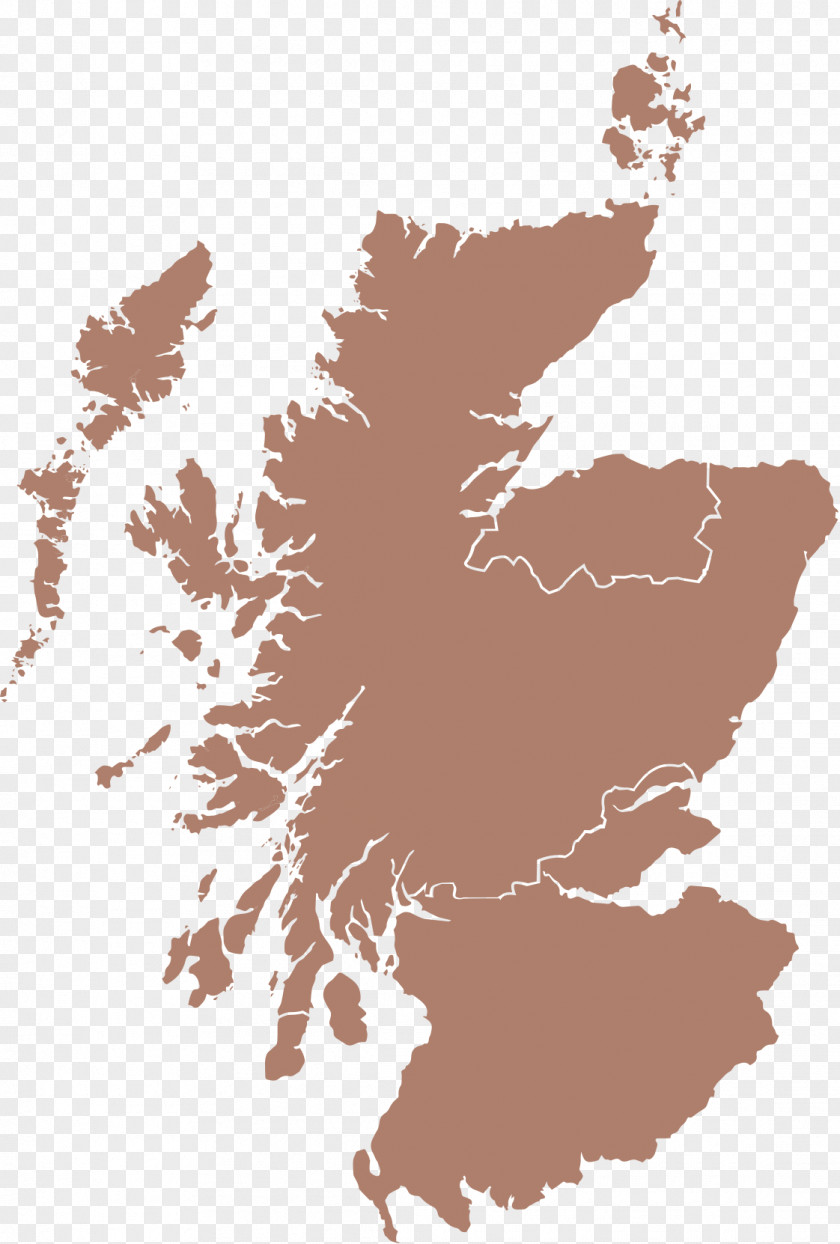 Map Scotland Blank Royalty-free PNG
