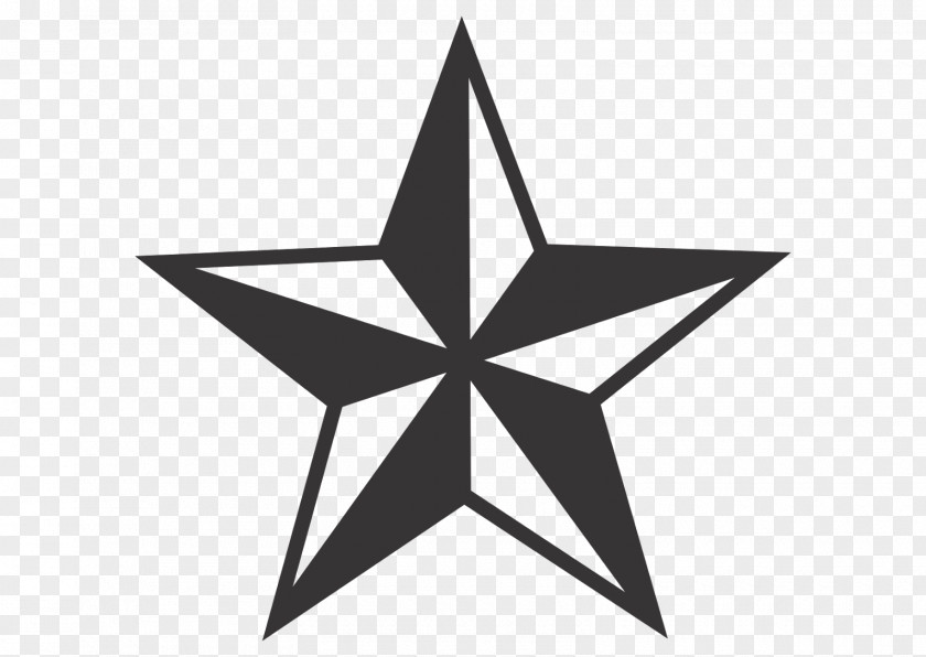 Nautical Star Logo Cdr Clip Art PNG