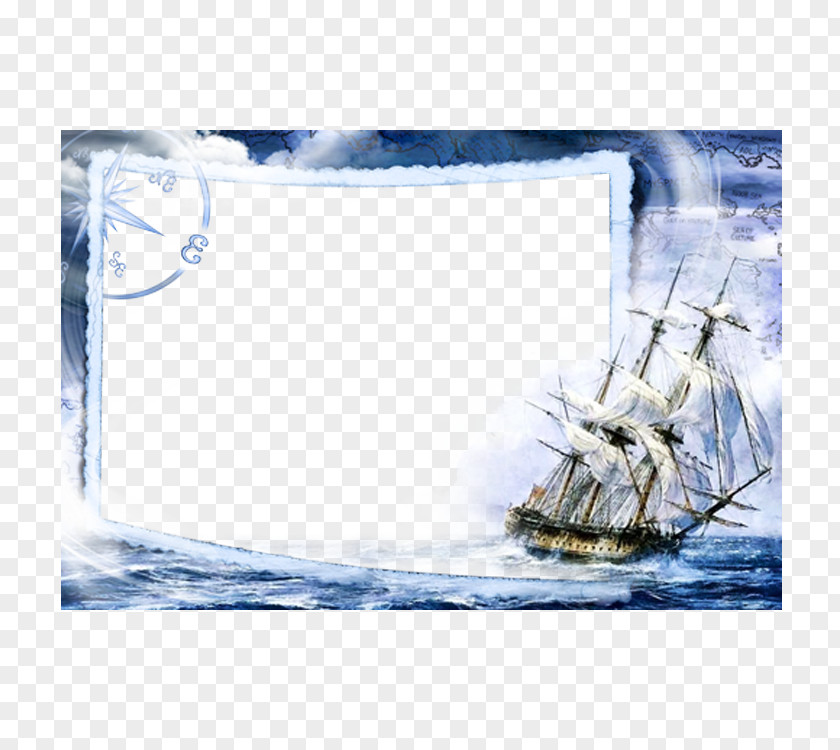 Navigation Frame Solomianka District Sailing Ship PNG