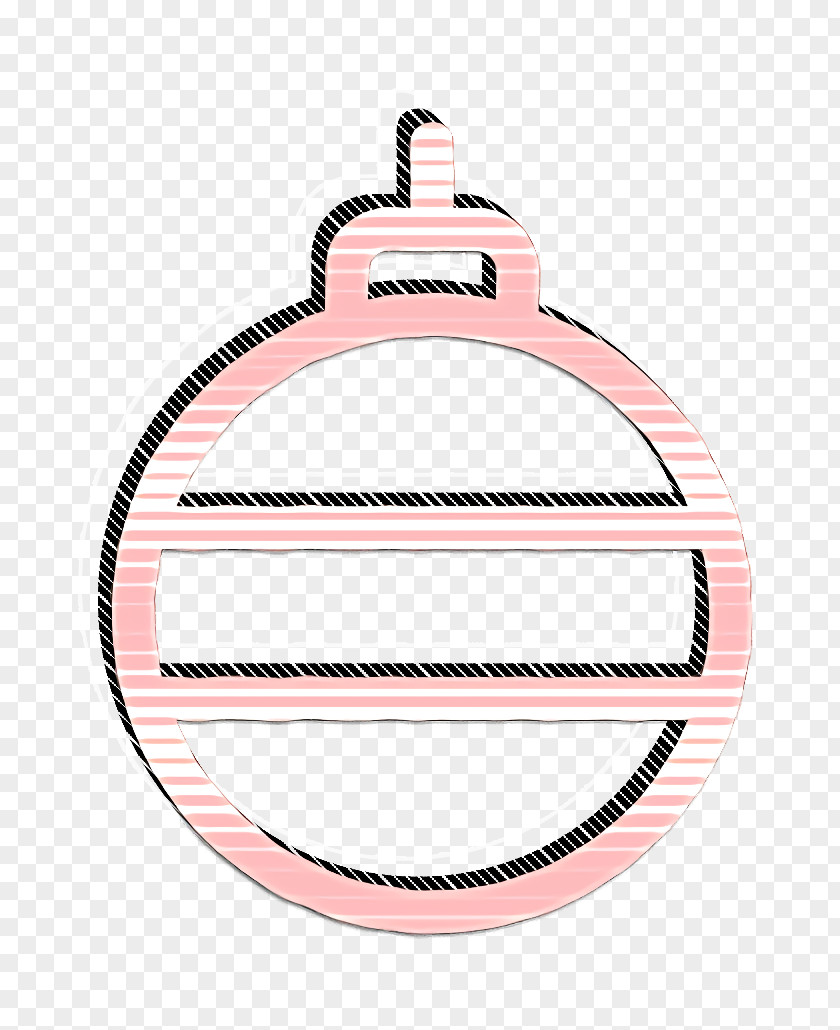 Pink Tree Icon Ball Christmas Decoration PNG