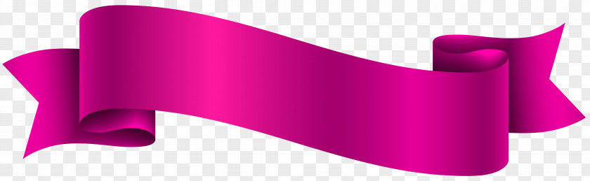 Topo Pink Banner Clip Art PNG