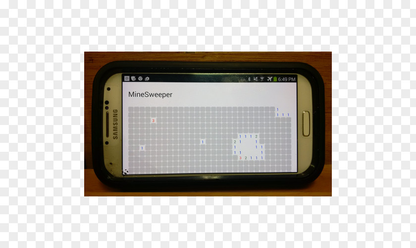 Android Mobile Phones MineSweeper Game Portable Communications Device PNG