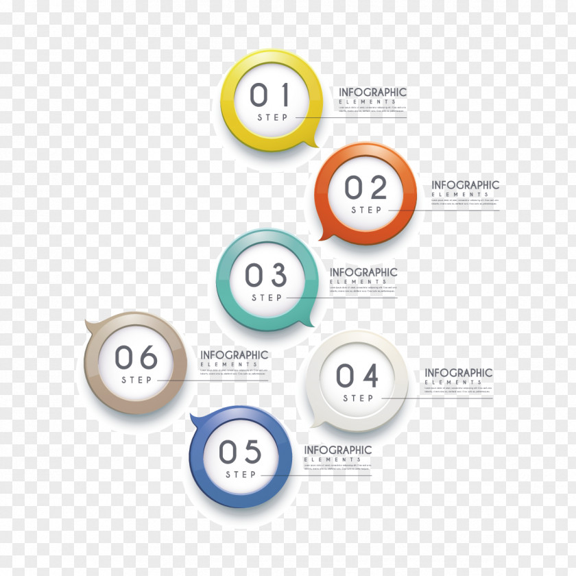 Creative Circle Ppt Infographic PNG