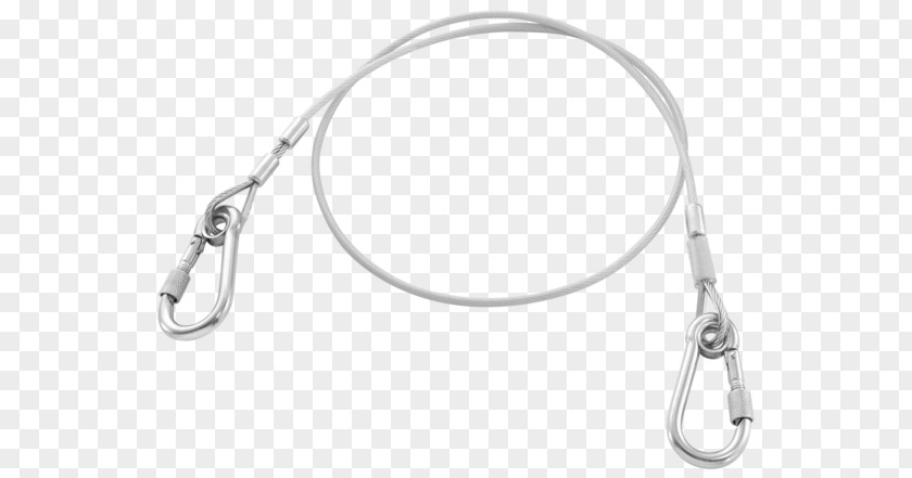 Lanyard Carabiner Stainless Steel Wire Rope PNG