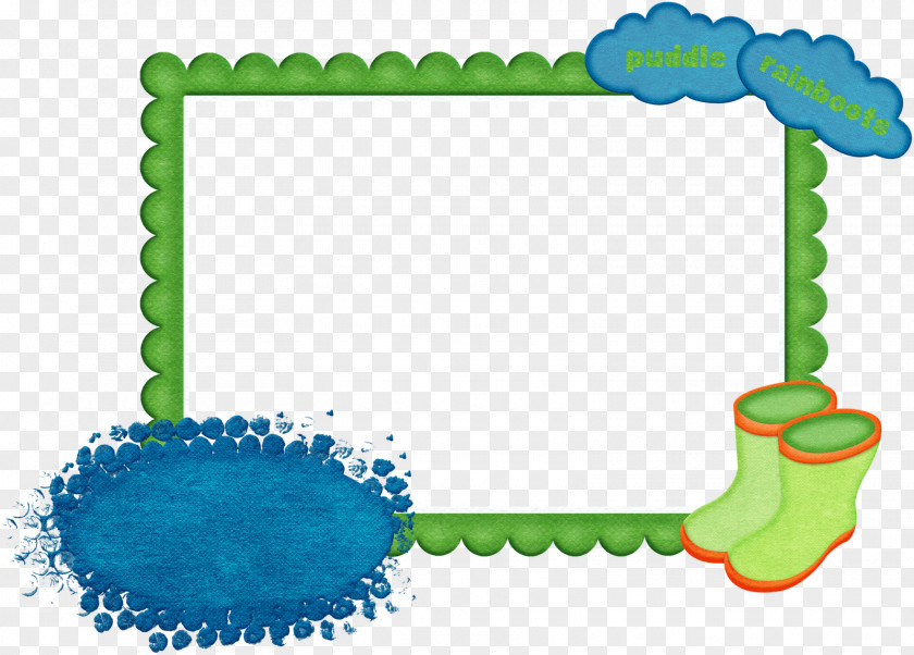 Rainbow Frame Leaf Green Line Clip Art PNG