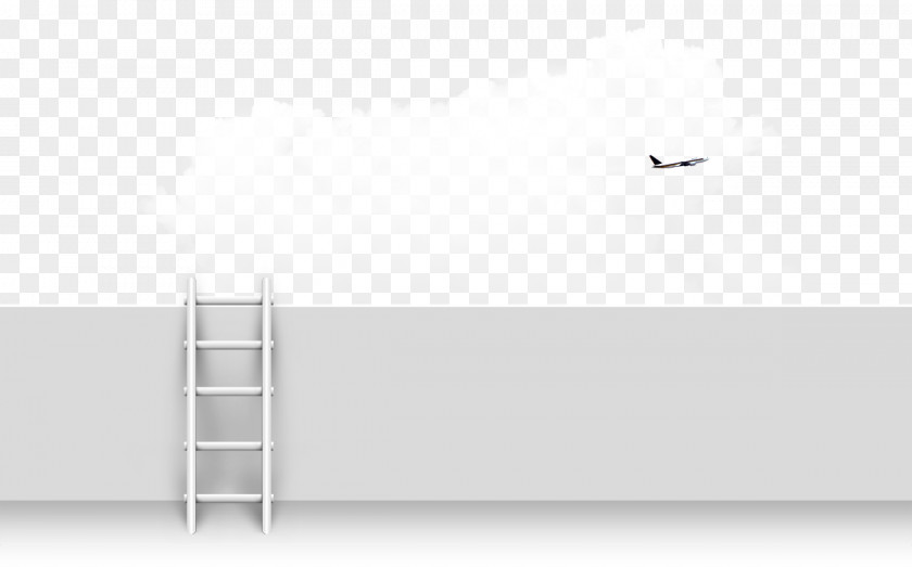 Stairs And Aircraft Brand Black White Furniture PNG