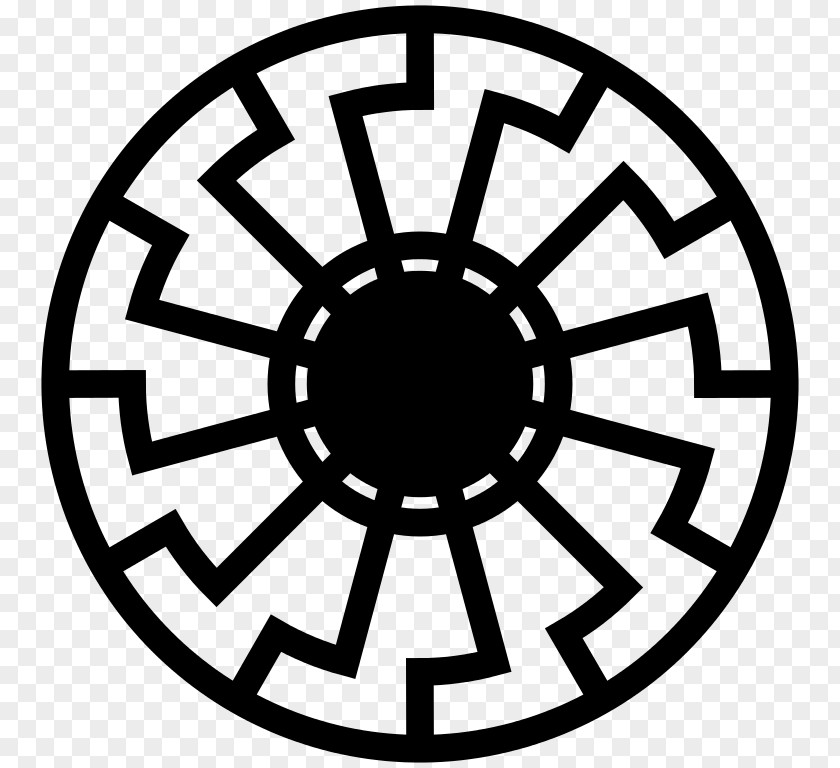 Symbol Black Sun Solar Canada Antisemitism PNG
