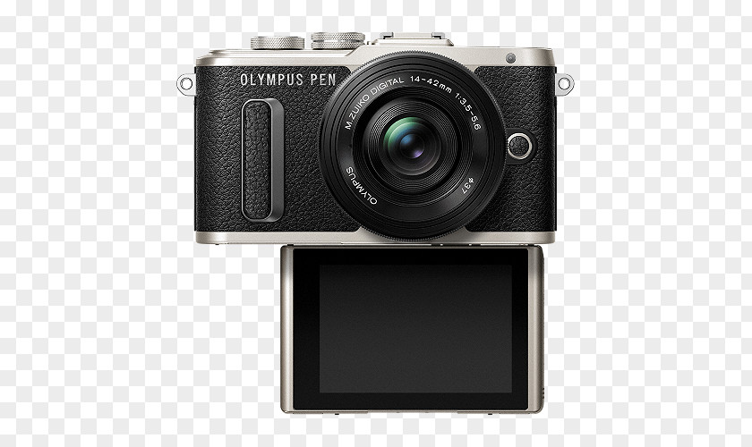 1080pBrownM.Zuiko Digital 14-42mm II R Lens Mirrorless Interchangeable-lens Camera Olympus Pen E-PL8 Kit (14-42 EZ) BlackCamera PEN 16.1 MP PNG