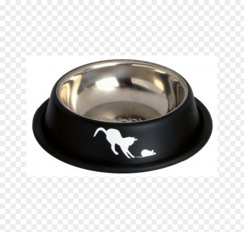 Cat Bowl Mess Kit Stainless Steel PNG