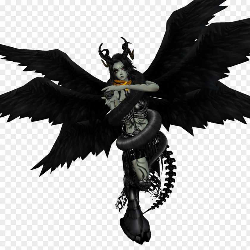 Demon Bird Astaroth IMVU Fallen Angel PNG