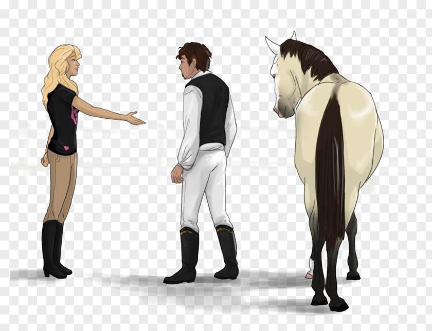 Mustang Stallion Human Halter Rein PNG