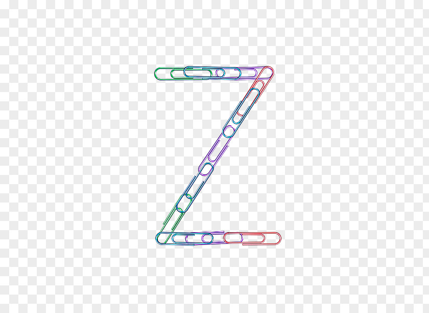 Paperclip Letter Z Paper Clip PNG