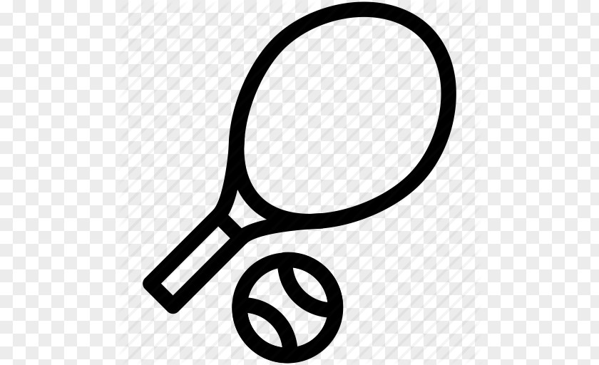 Tennis Ball Outline Balls Racket Rakieta Tenisowa Clip Art PNG